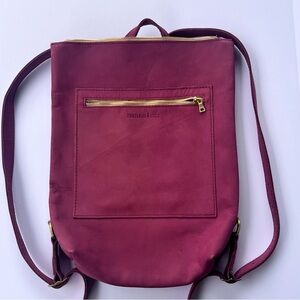 Portland, leather laptop bag